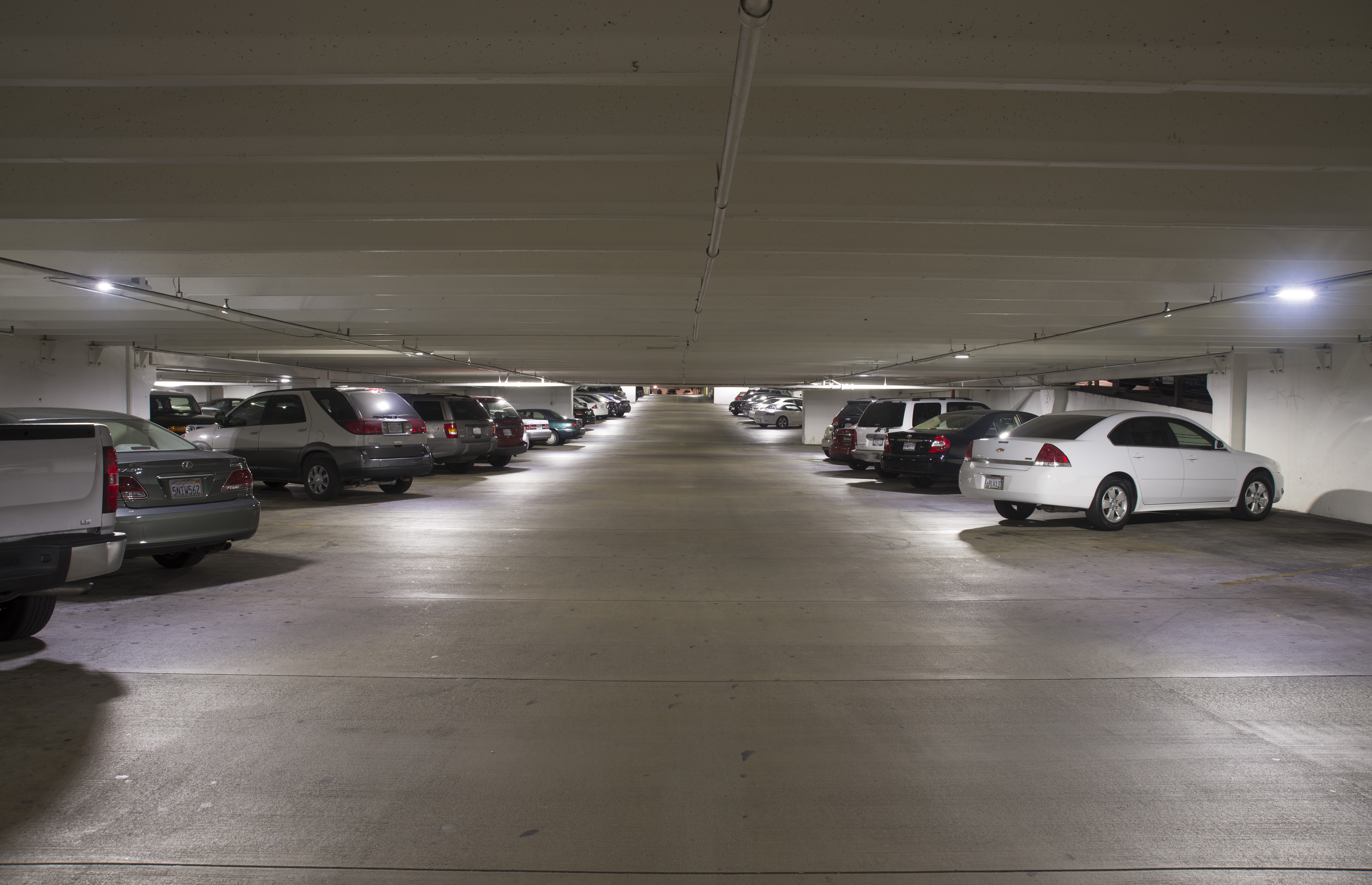 LED Lighting Retrofit Project: Glendale Galleria Parking Garage