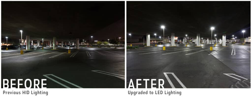 Westfield Culver City California LED Lighting Upgrade by WLS Lighting Systems