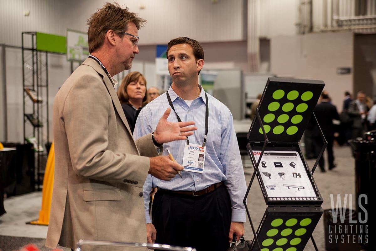 WLS Lighting Booth at ICSC RECon 2015