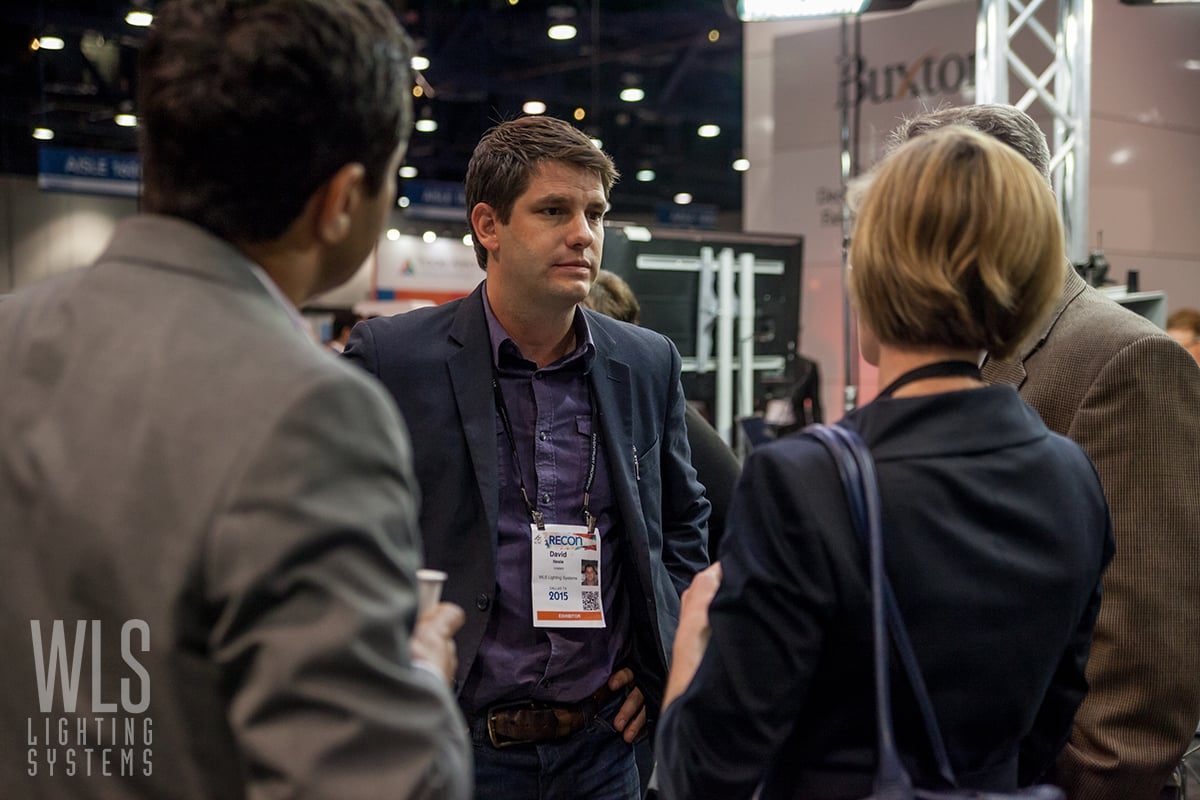 WLS Lighting Booth at ICSC RECon 2015