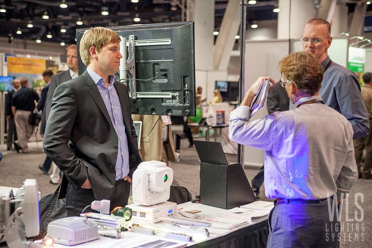 WLS Lighting Booth at ICSC RECon 2015