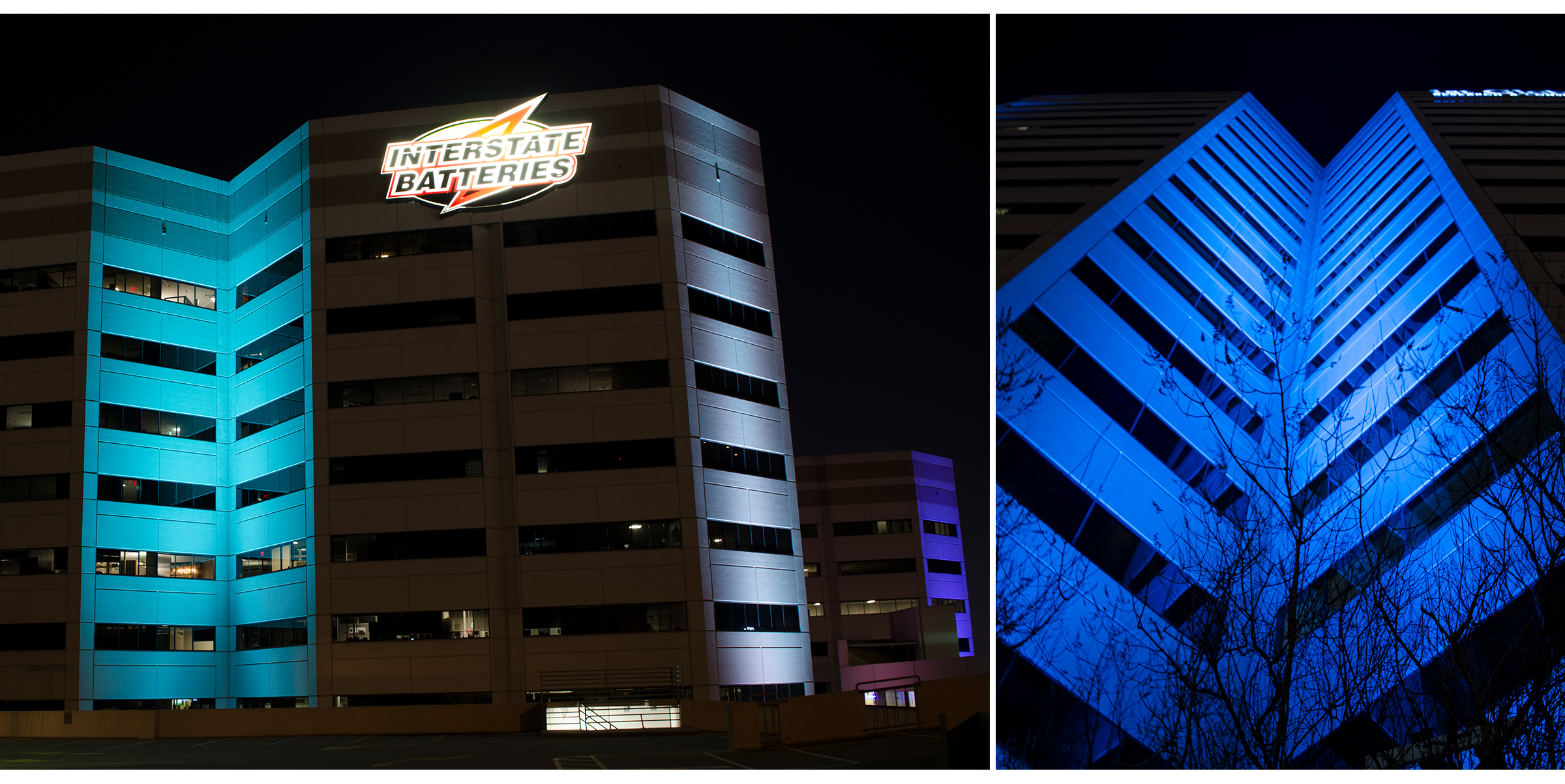 Color Changing LED Lighting Commercial Project Interstate Batteries