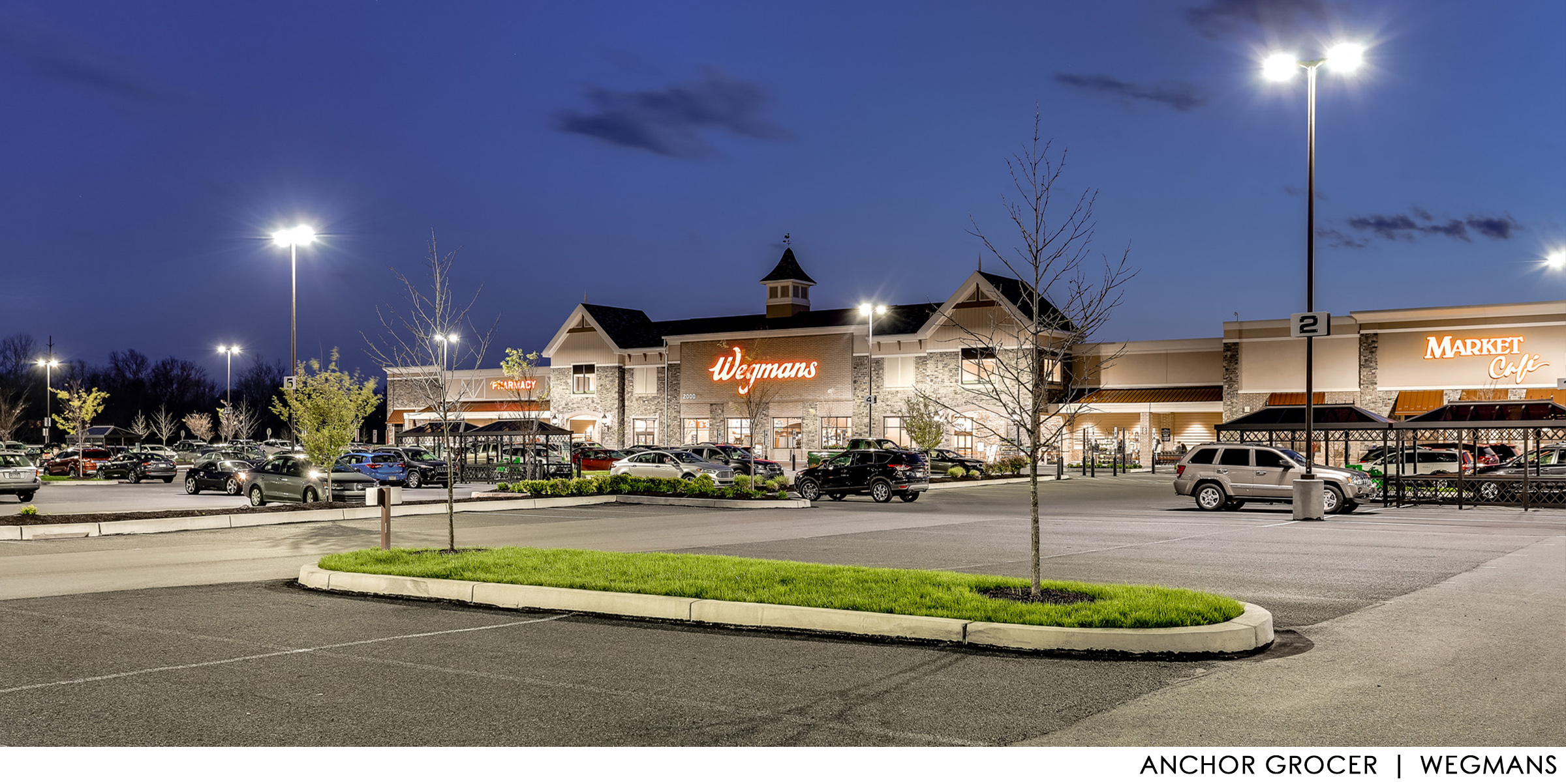 Shopping Center, Hotel, Apartments Lighting Project Lancaster, PA