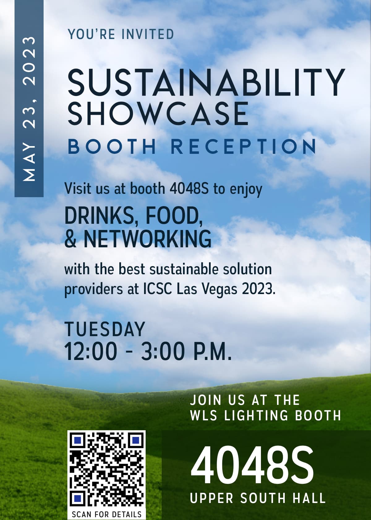 Booth Invite Front Copy - WLS Lighting Systems