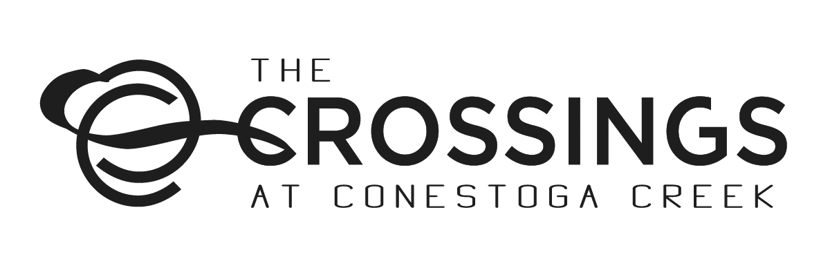 Crossing At Cc Logo Graphic White Rev - WLS Lighting Systems