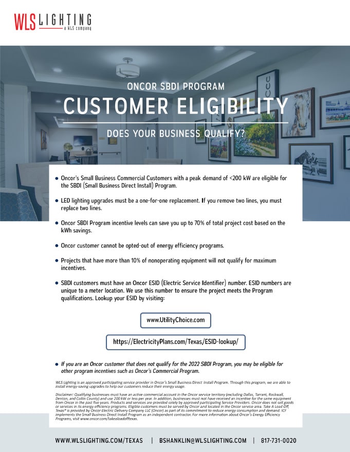 SBDI Customer Eligibility