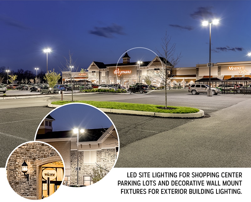 Shopping Center Lighting Solutions - Parking Lot