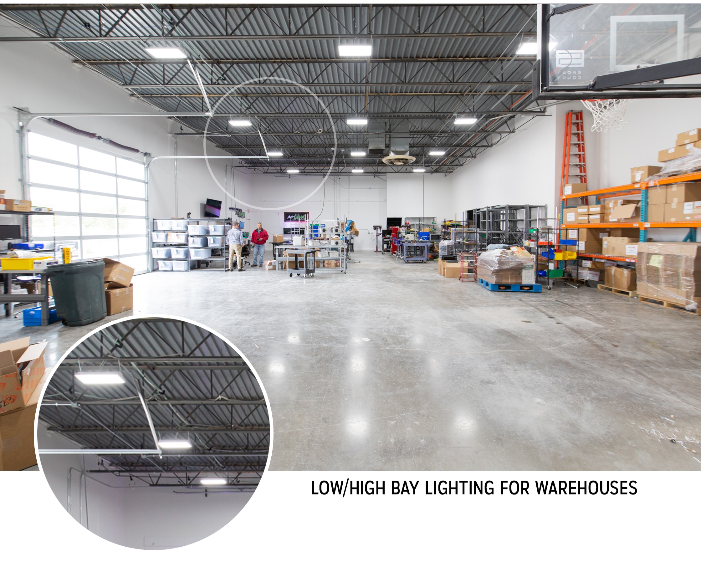 Interior Warehouse Industrial - WLS Lighting Systems